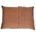 Poduszka dekoracyjna lniana Alpha Basics 70x50, cinnamon - Pomax