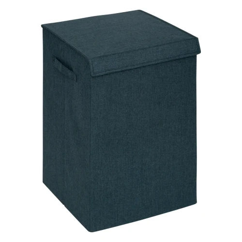 Składany kosz na pranie dwukomorowy Colorama, petrol - 5five