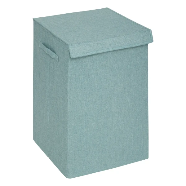 Składany kosz na pranie dwukomorowy Colorama, niebieski - 5five