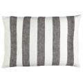 Poduszka w paski z lnu Cirque Magique 70x50, brown - Pomax
