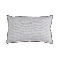 Poduszka w drobne paski z lnu Cirque Magique 50x30, blue - Pomax