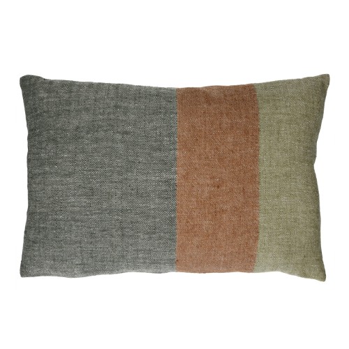 Poduszka dekoracyjna z lnu tkanego ręcznie Brunello 60x40 - Pomax