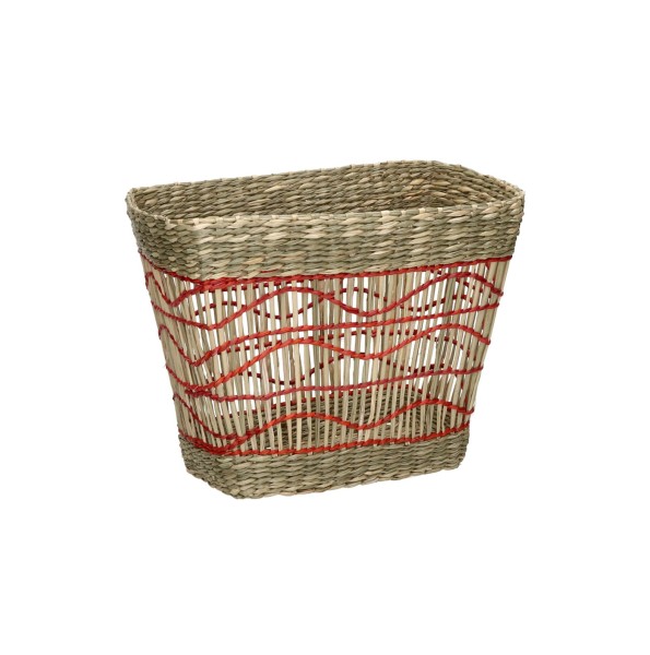 Paper wicker storage basket Osteria mint - Pomax