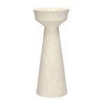 Nowoczesny świecznik na świecę walec Tierno 22, złamana biel - Pomax