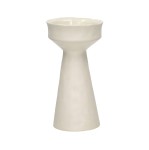 Nowoczesny świecznik na świecę walec Tierno 17, złamana biel - Pomax