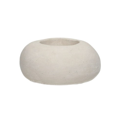 Świecznik na podgrzewacze z papier-maché Apilar, złamana biel - Pomax