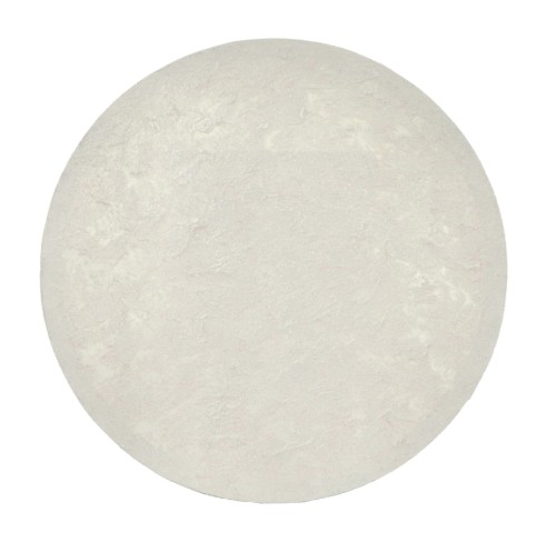 Płótno na ścianę relief w kole Salerno, złamana biel - Pomax