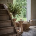 Wysoki świecznik podłogowy mango Arbre 72, naturalny - Pomax