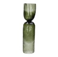 Wazon świecznik szklany Diabolo Green 45 - Pomax