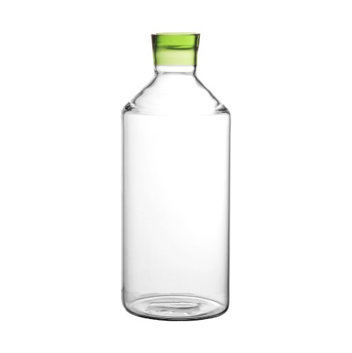 Karafka ze szkła borokrzemowego z paskiem Tarifa 1.4L, zielona - Pomax