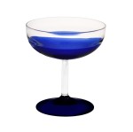 Kieliszki koktajlowe ze szkła borokrzemowego Tarifa, niebieskie, 6-pak - Pomax
