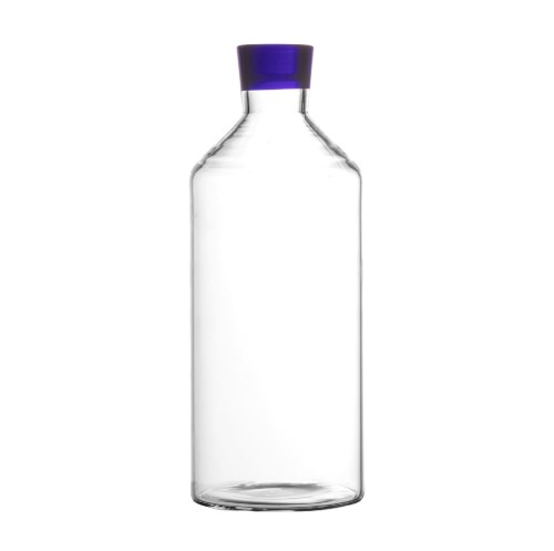 Karafka ze szkła borokrzemowego z paskiem Tarifa 1.4L, niebieska - Pomax
