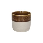 Kubek z kamionki bez ucha Spiro 160 ml brąz, 6-pak - Pomax