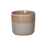 Kubek z kamionki bez ucha Spiro 160 ml powder pink, 4-pak - Pomax