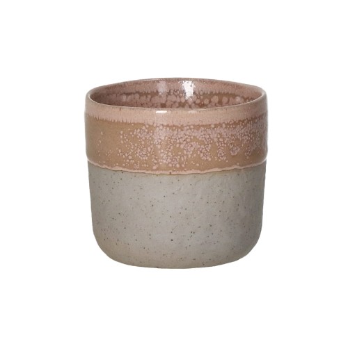 Kubek z kamionki bez ucha Spiro 160 ml powder pink, 4-pak - Pomax