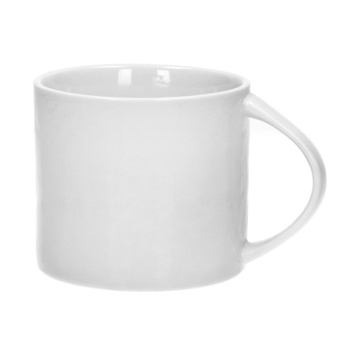 Kubki porcelanowe Porcelino 330 ml białe, 6 szt - Pomax
