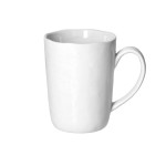 Kubki porcelanowe Porcelino 370 ml białe, 6 szt - Pomax