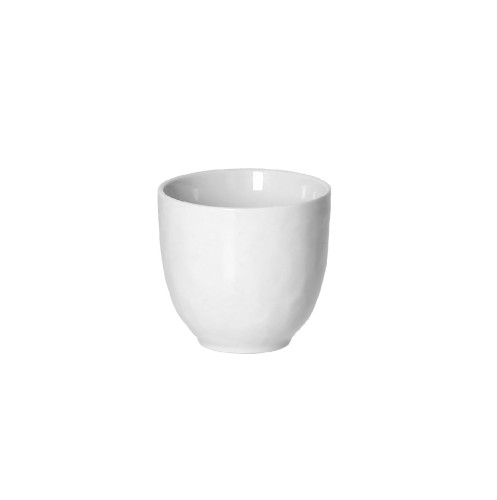 Filiżanki bez ucha porcelanowe Porcelino 150 ml białe, 6 szt - Pomax