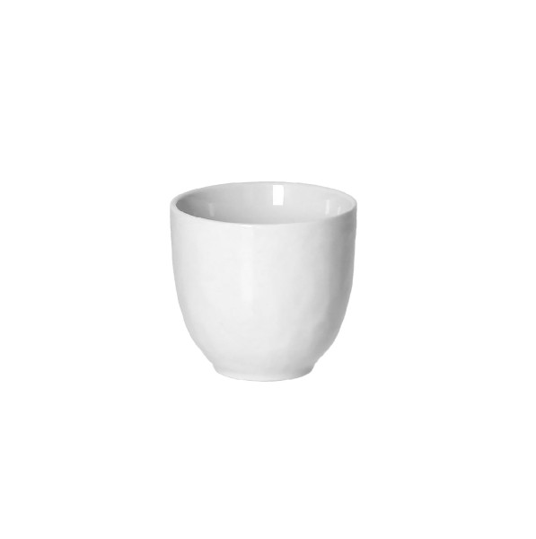 Filiżanki bez ucha porcelanowe Porcelino 150 ml białe, 6 szt - Pomax