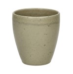 Kubki kamionkowe bez ucha Bosque oliwkowe, 6 szt - Pomax