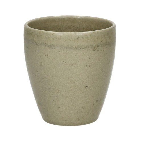 Kubki kamionkowe bez ucha Bosque oliwkowe, 6 szt - Pomax