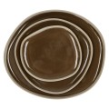 Talerze deserowe Primeval, oliwkowe, 6 szt - Pomax