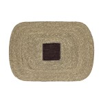 Podkładki na stół z trawy morskiej Quadri Chocolat 50x35, 2 szt - Pomax