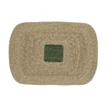 Podkładki na stół z trawy morskiej Quadri Olive 50x35, 2 szt - Pomax