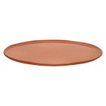 Talerze obiadowe porcelanowe Mariage terracotta, 4 szt - Pomax