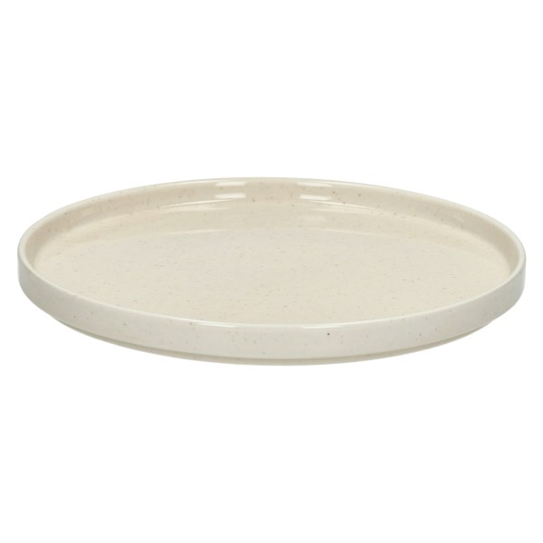 Black dinner plate Burned-26 - Bazar Bizar