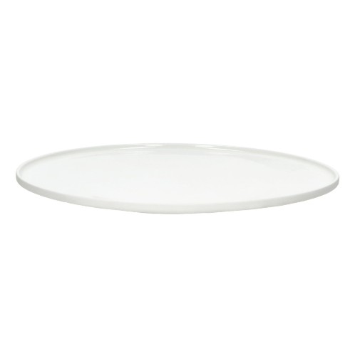 Talerze obiadowe z rantem porcelanowe Leggero białe, 4 szt - Pomax