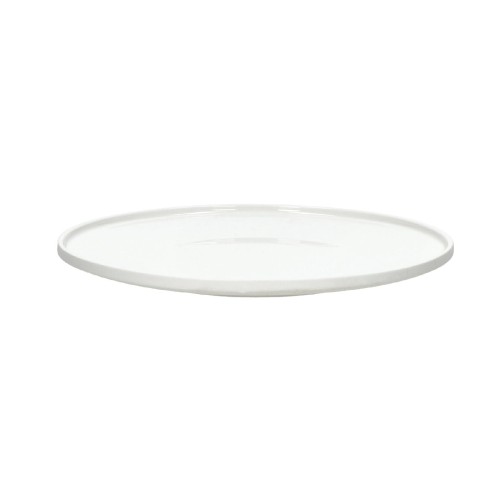Talerze deserowe z rantem porcelanowe Leggero białe, 4 szt - Pomax