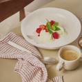 Małe kubki z porcelany Biscotti greige, 4 szt - Pomax
