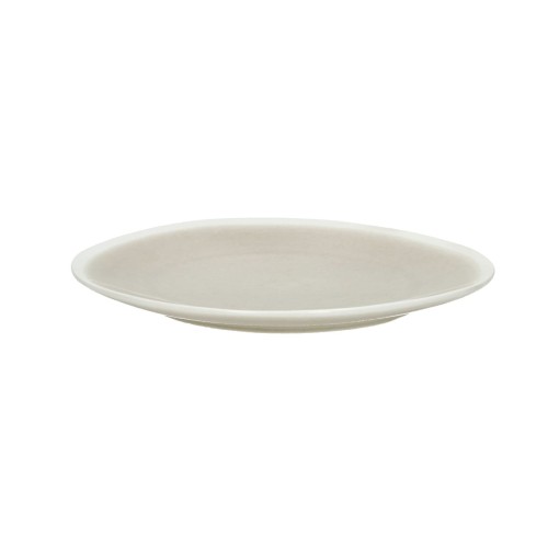 Talerze deserowe z porcelany Biscotti greige, 4 szt - Pomax
