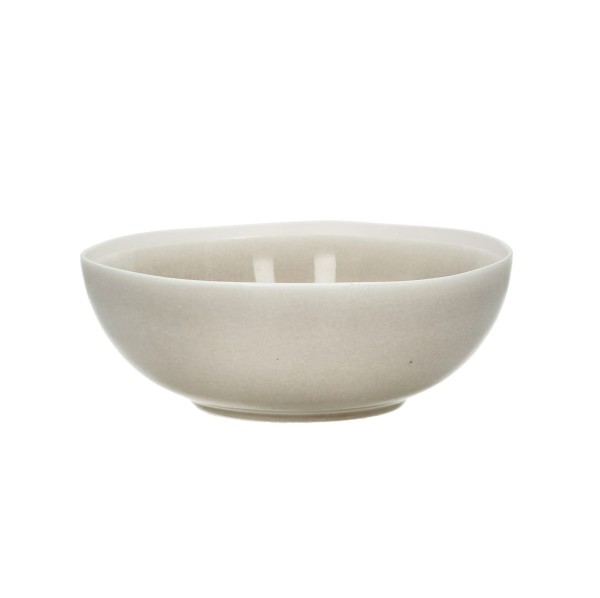 Miseczki na zupę z porcelany Biscotti greige, 4 szt - Pomax