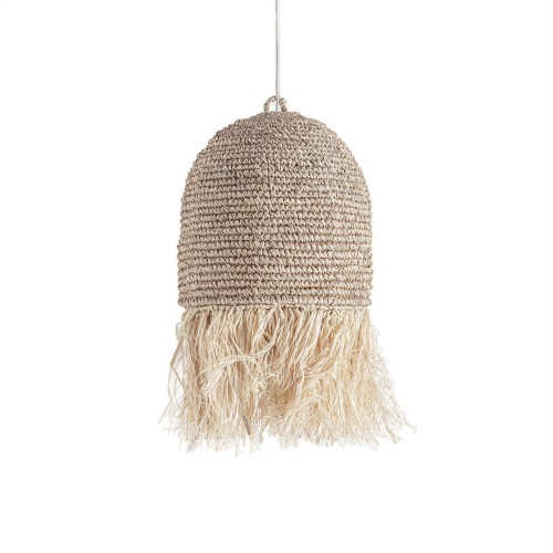 Lampa wisząca pleciona z rafii Ø32 - Vical