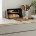 Czarny chlebak z półką i deską Nordic Kitchen - Eva Solo