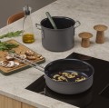 Głęboka patelnia saute nieprzywierająca Eva Trio Grey Line 24 cm - Eva Solo