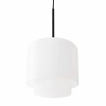 Szklana lampa wisząca Megumi Ø28, opal czarny - PLEASE WAIT to be SEATE