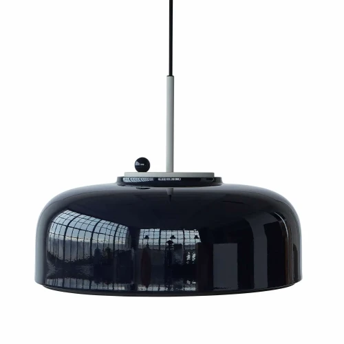 Lampa nad stół Podgy, ciemna niebieska - PLEASE WAIT to be SEATED