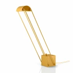 Lampa biurkowa designerska Tokio, żółta curry - PLEASE WAIT to be SEATED