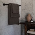 Ręcznik waflowy Nella 70x140 cm bawełna organiczna, taupe - Tell Me More