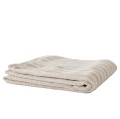 Ręcznik kąpielowy frotte w paski Bonnie Beige 70x140 cm - Tell Me More