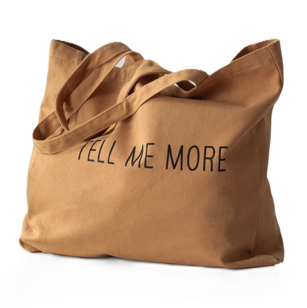Torba shoper na zakupy płócienna 39x10x39, Desert - Tell Me More