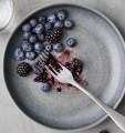 Talerze głębokie Centro Soft grey, 6 szt - Tell Me More