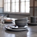 Talerze głębokie Centro Soft grey, 6 szt - Tell Me More