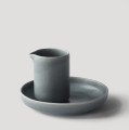 Talerze głębokie Centro Soft grey, 6 szt - Tell Me More
