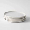 Talerze deserowe Vince białe, 6 szt - Tell Me More