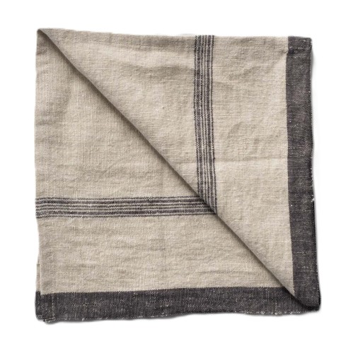 Lniane serwetki w linie Thea 50x50, 4 szt - Tell Me More