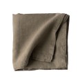 Obrus z miękkiego lnu stone washed 145x330, Olive - Tell Me More